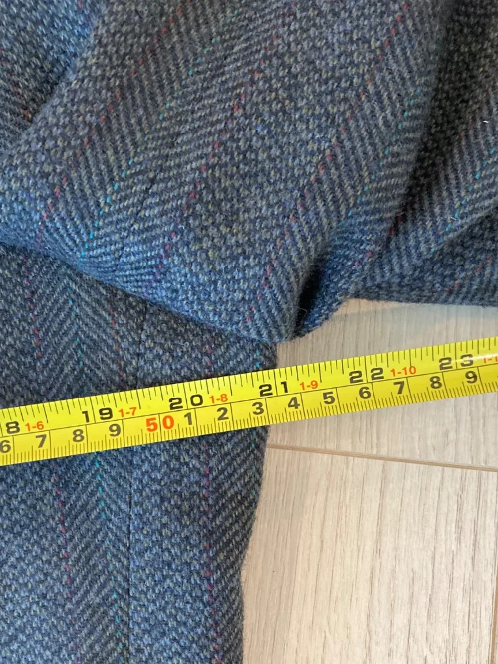 Vintage Kuppenheimer Charcoal Gray Wool Suit Jacket Sport Coat Blazer Men's Size - Picture 12 of 12